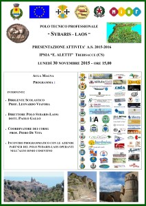 Presentazione piano formativo Polo Sybaris-Laos 2015-16 - Ipseoa Trebisacce